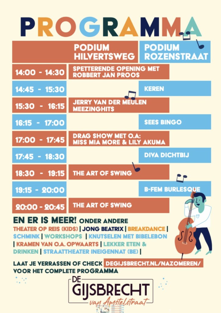2025 Nazomeren Gijsbrecht – programma