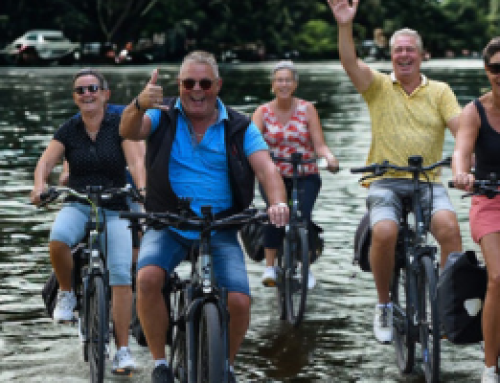 Stadsfonds fietst met ondernemers Wijdemeren in Hilversum