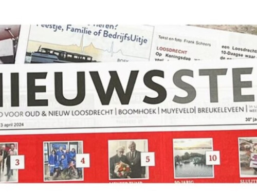 Een Stadsfondsspecial in weekblad de Nieuwsster